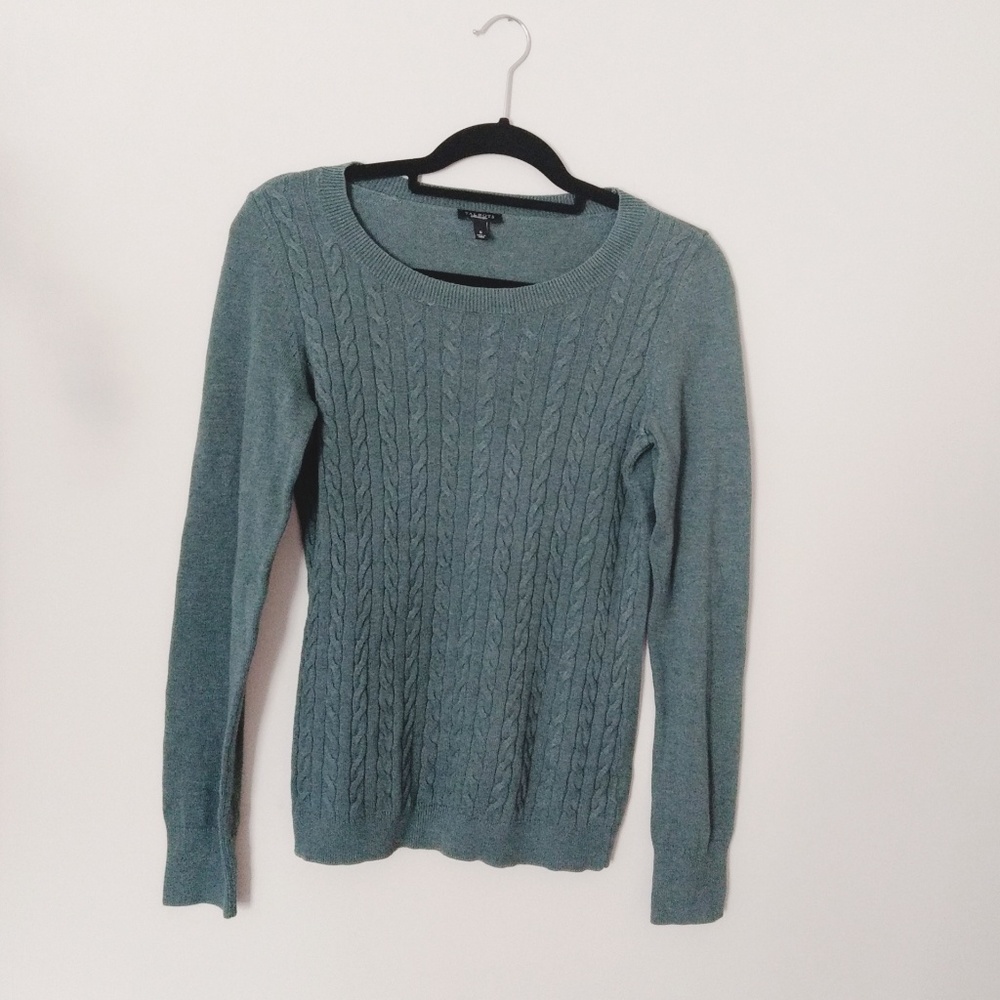 Talbots Forest Green Sweater Like New